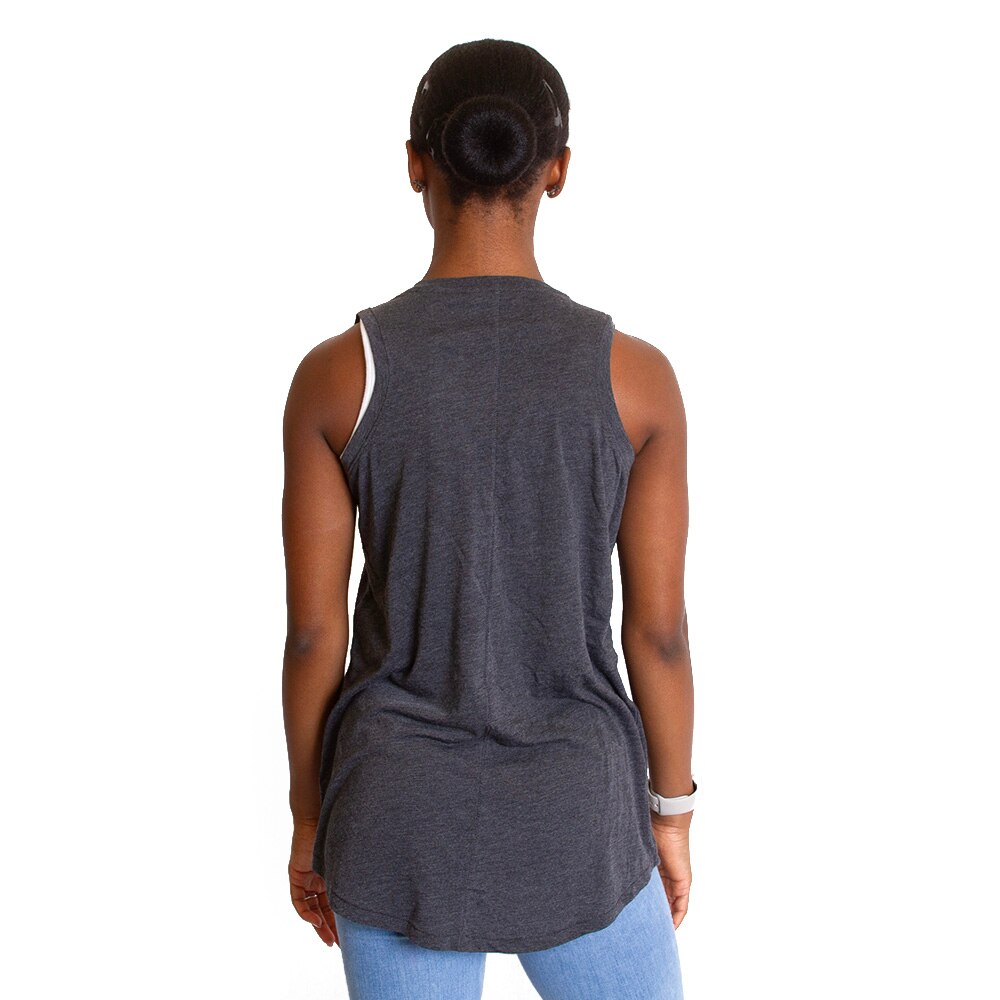 Ducks Spirit, Camp David, Grey, Sleeveless, Polyester Blend, Women, Ducks, Glitter design, Hottie, Tank top, Shirt, 838508